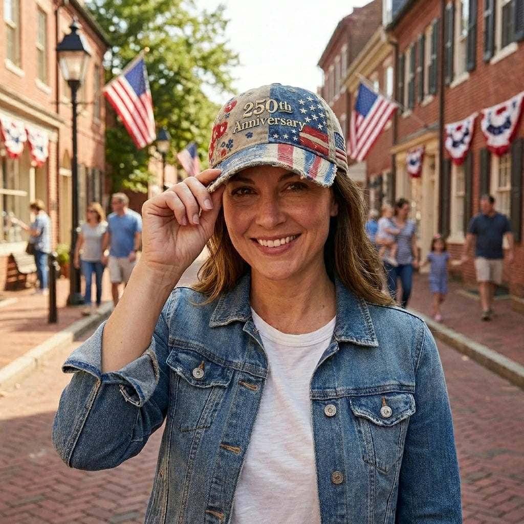 🔥 LAST DAY 50% OFF: 🇺🇸 Exclusive 250th Anniversary Floral Heritage Cap 🧢(1776-2026) | BUY 2 GET FREE SHIPPING