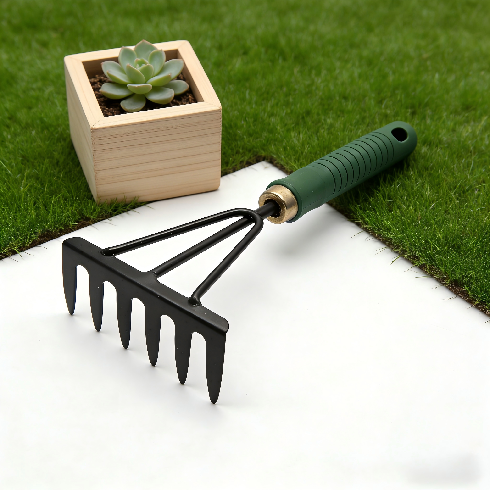 Compact Gardening Hand Rake
