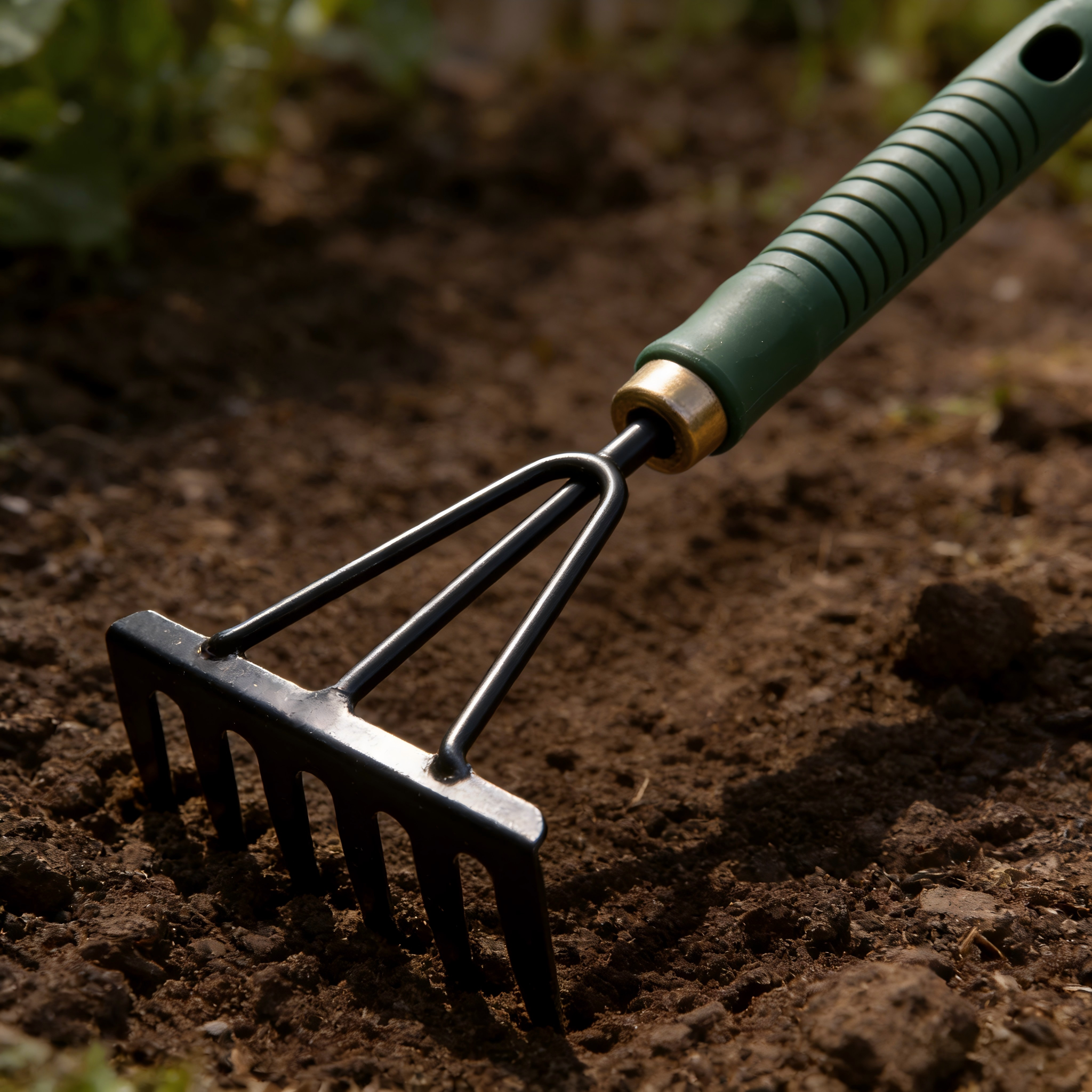 Compact Gardening Hand Rake