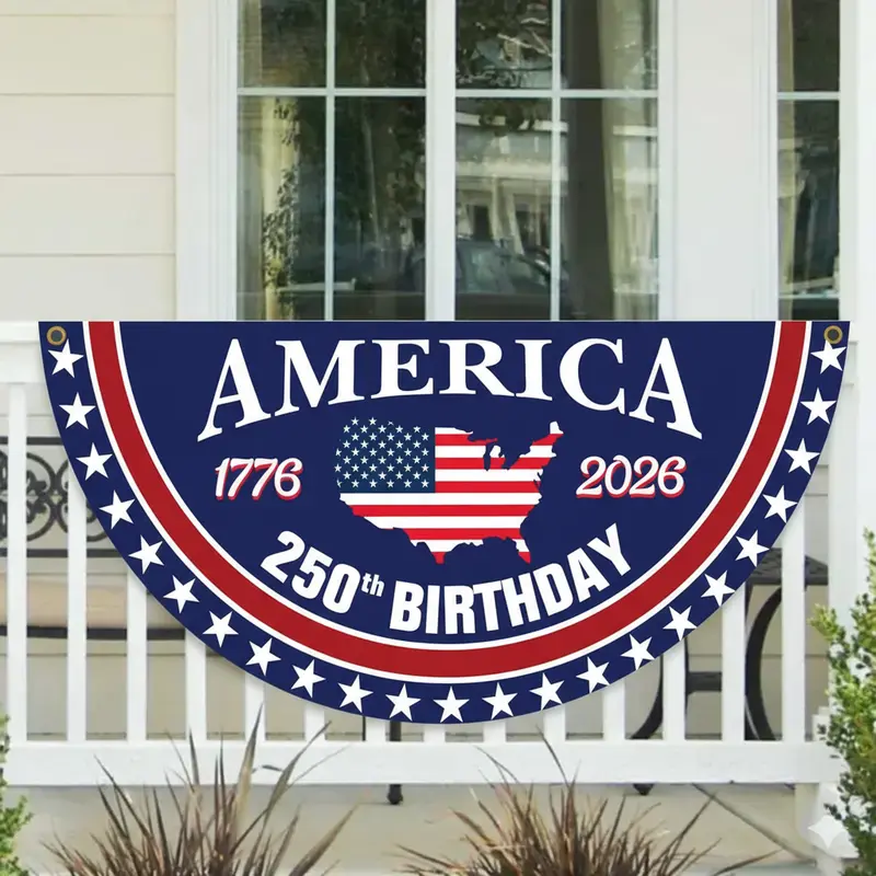 50% OFF TODAY – America’s 250th Porch Banner🗽