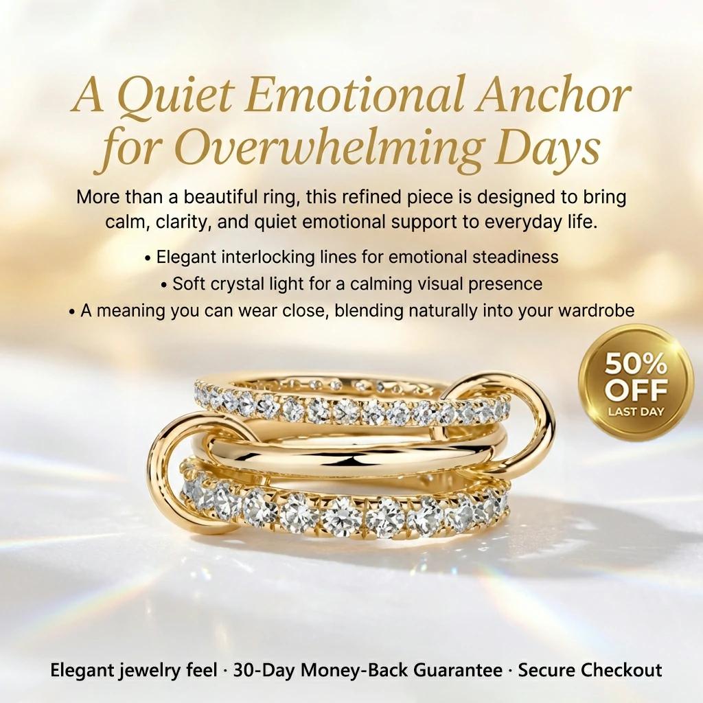 Last Day Sale-50% OFF-The Mindfulness Ring:More than jewelry. A quiet emotional anchor for overwhelming days