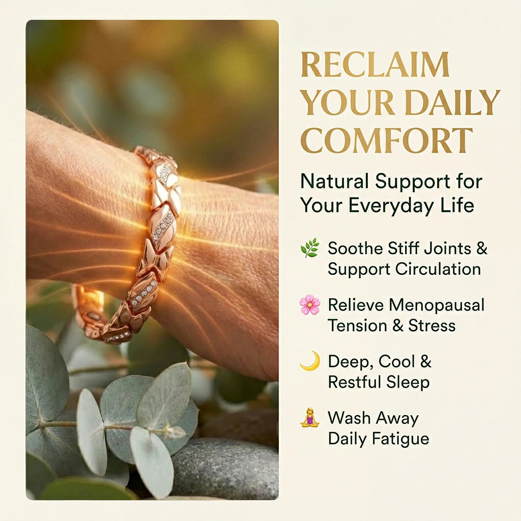 🔥 50% OFF TODAY: Pure Copper Magnetic Bracelet – Ease Stiffness & Aches (Fully Adjustable)💎