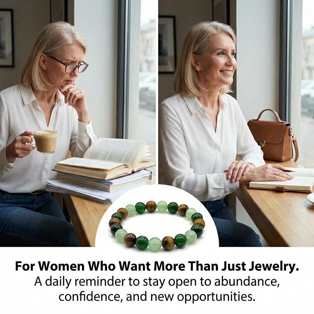 Last Day 50% OFF – Meaningful Natural Stone Bracelet, A Daily Reminder of Confidence, Peace & Good Fortune