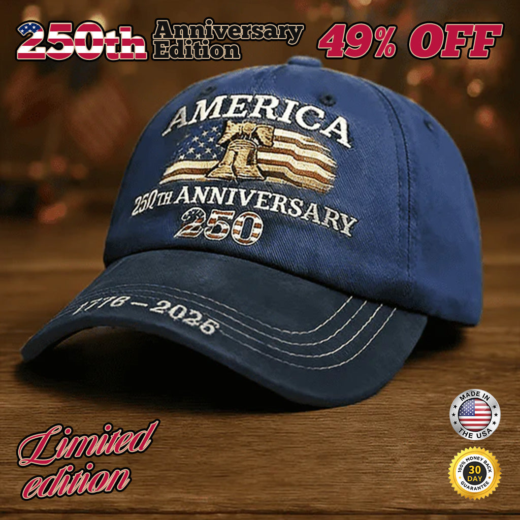 🔥 Final Flash Sale: 50% OFF - America 250th Anniversary Commemorative Cap (1776-2026)🔥