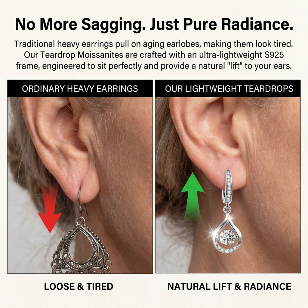🔥 90% OFF TODAY: 2-Carat "Dancing" Moissanite Earrings – The Pure S925 Comfort & Sparkle You Deserve 💖