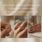 Last Day Sale-50% OFF-The Mindfulness Ring:More than jewelry. A quiet emotional anchor for overwhelming days