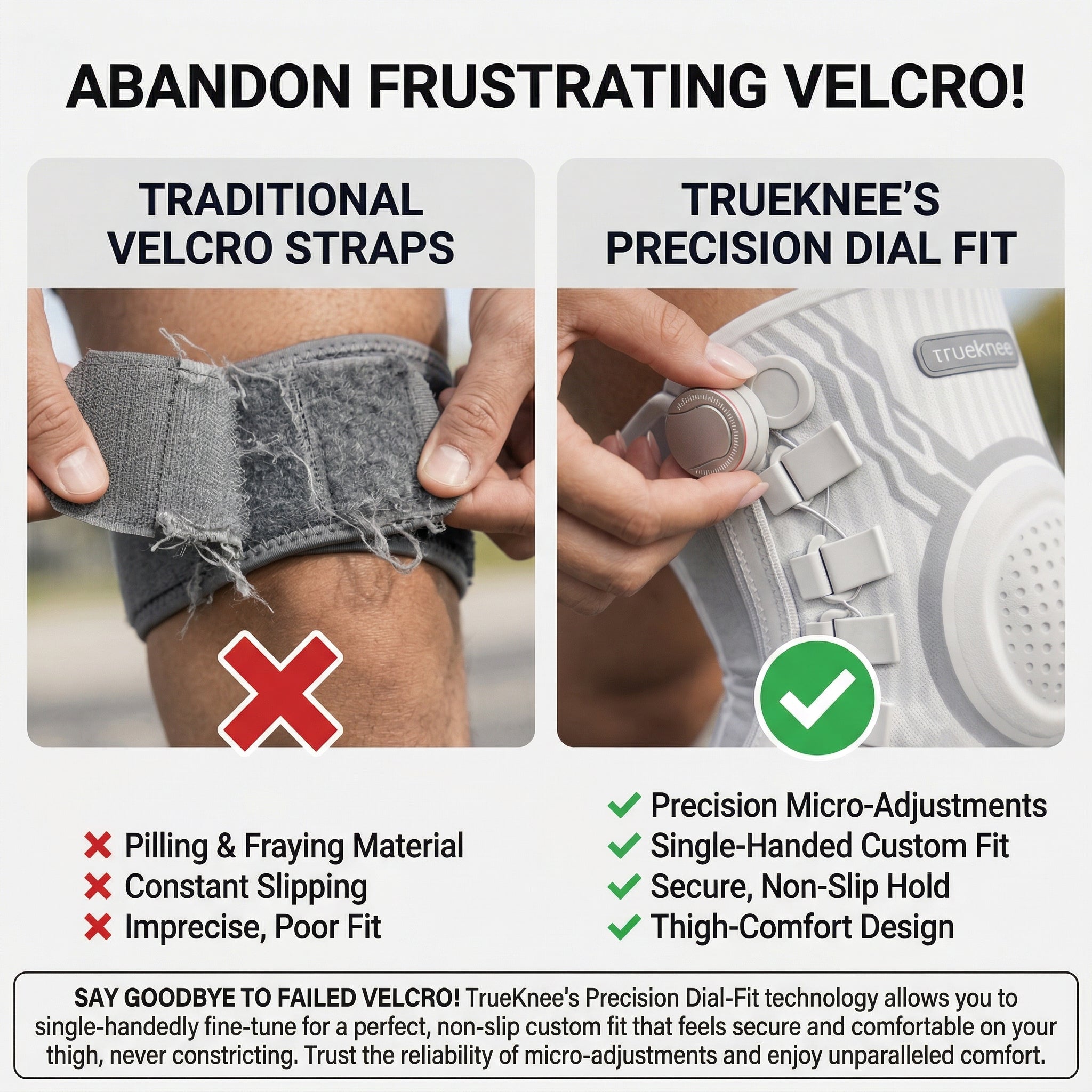 The 3-Second Non-Surgical Knee Fix: Instant Relief That NEVER Slips-Last Day Sale!🔥50% OFF