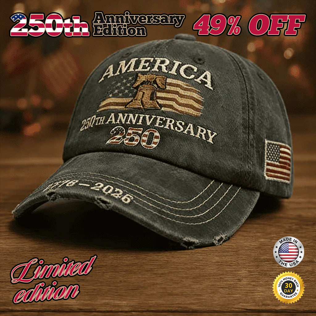 🔥 Final Flash Sale: 50% OFF - America 250th Anniversary Commemorative Cap (1776-2026)🔥