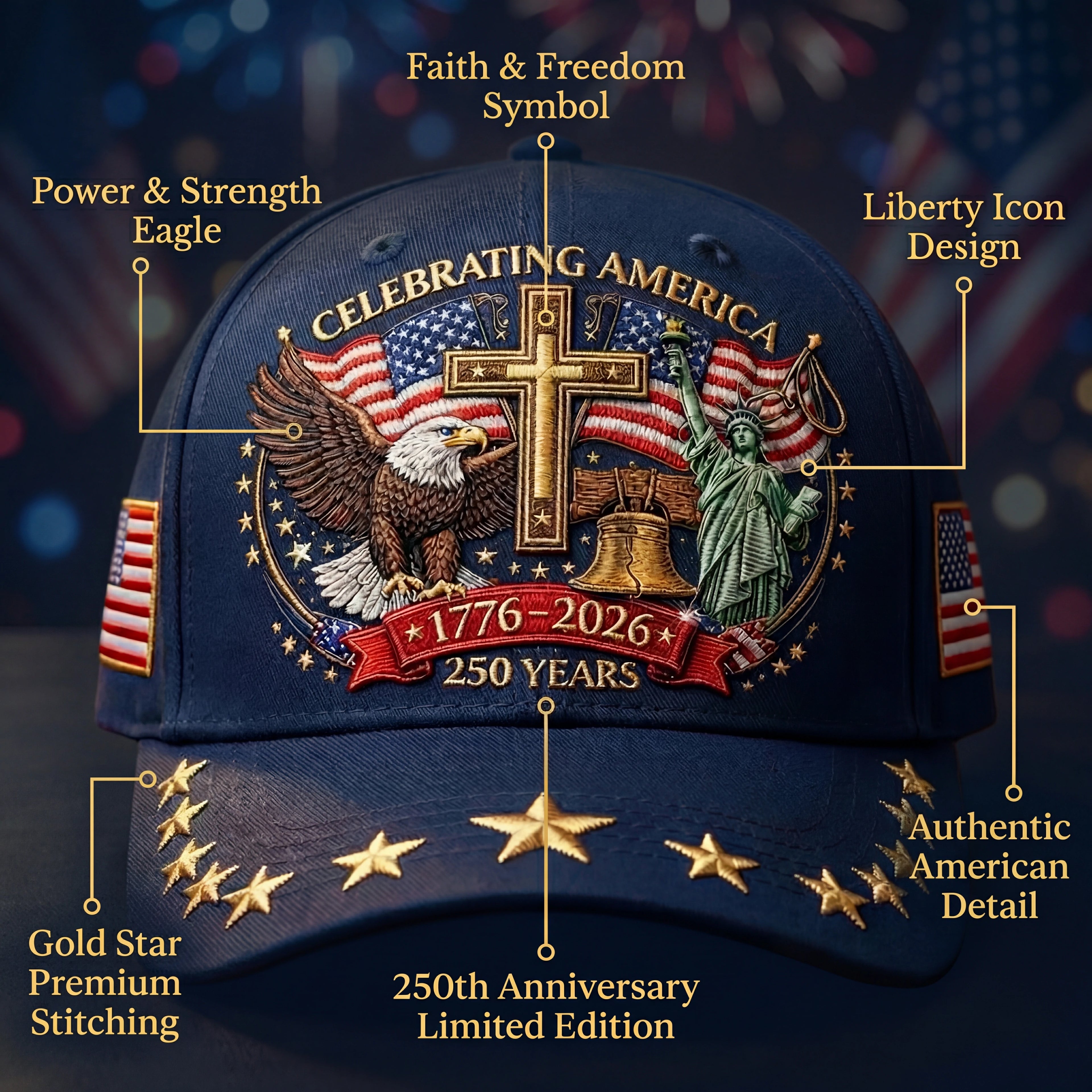 🔥 Final Flash Sale: 50% OFF - America 250th Anniversary Commemorative Cap (1776-2026)🔥