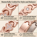 🔥 50% OFF TODAY | Premium Copper Magnetic Therapy Bracelet – Elegance & Daily Relief
