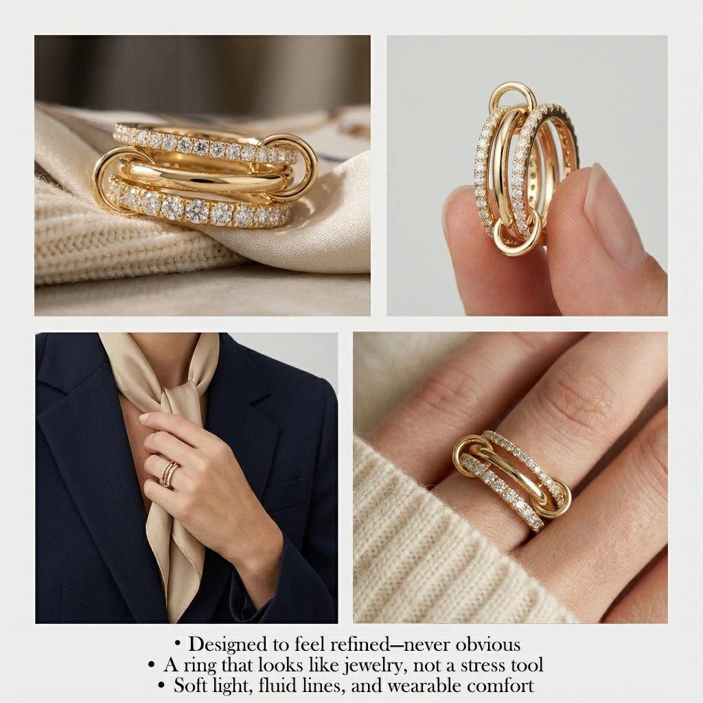Last Day Sale-50% OFF-The Mindfulness Ring:More than jewelry. A quiet emotional anchor for overwhelming days
