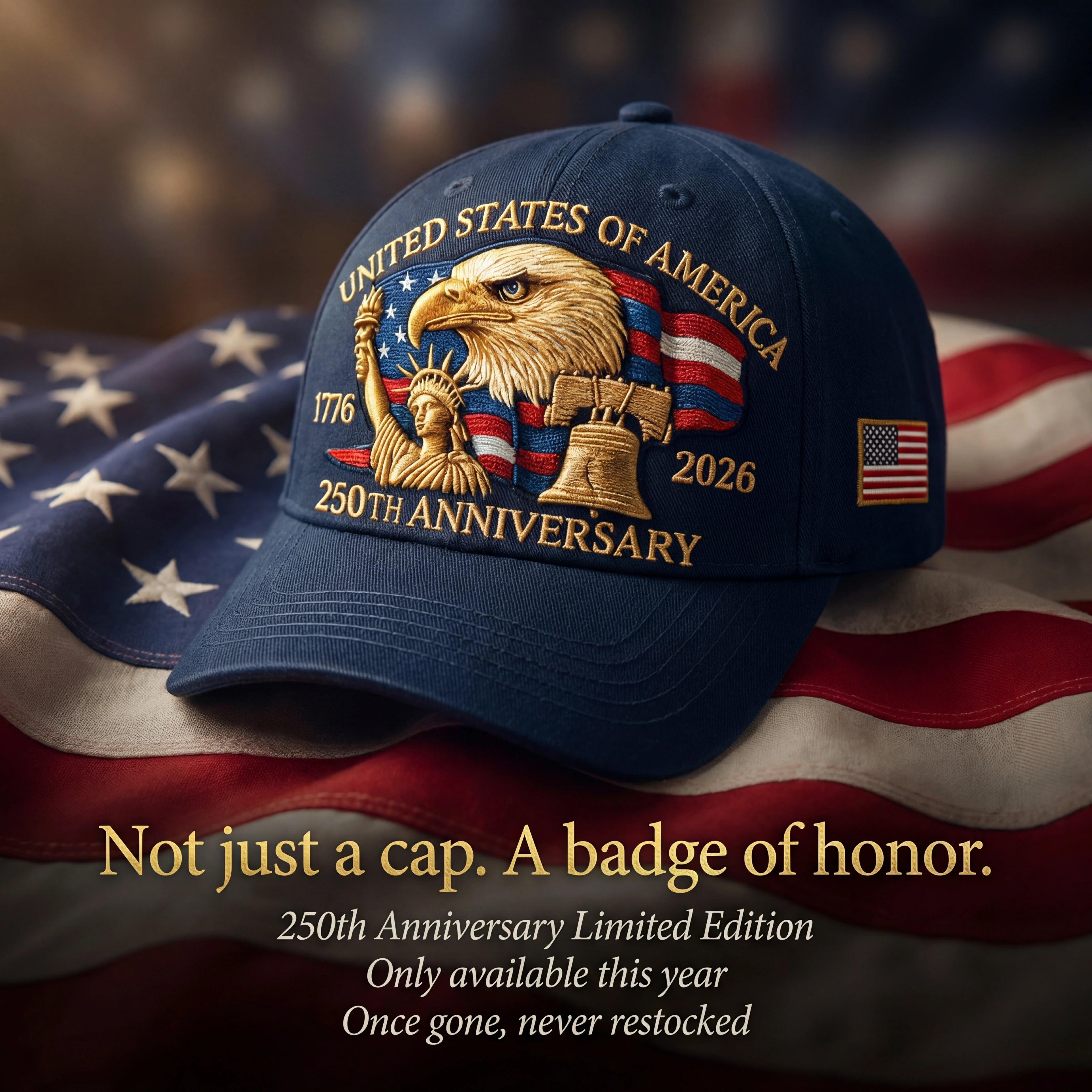 🔥America’s 250th Anniversary Limited Cap Own a Piece of History — 50% OFF Today