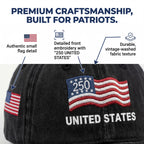 🔥 Final Flash Sale: 49% OFF - Proud to Be American-Personalized 250th Anniversary Commemorative Cap