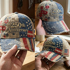 🔥 LAST DAY 50% OFF: 🇺🇸 Exclusive 250th Anniversary Floral Heritage Cap 🧢(1776-2026) | BUY 2 GET FREE SHIPPING