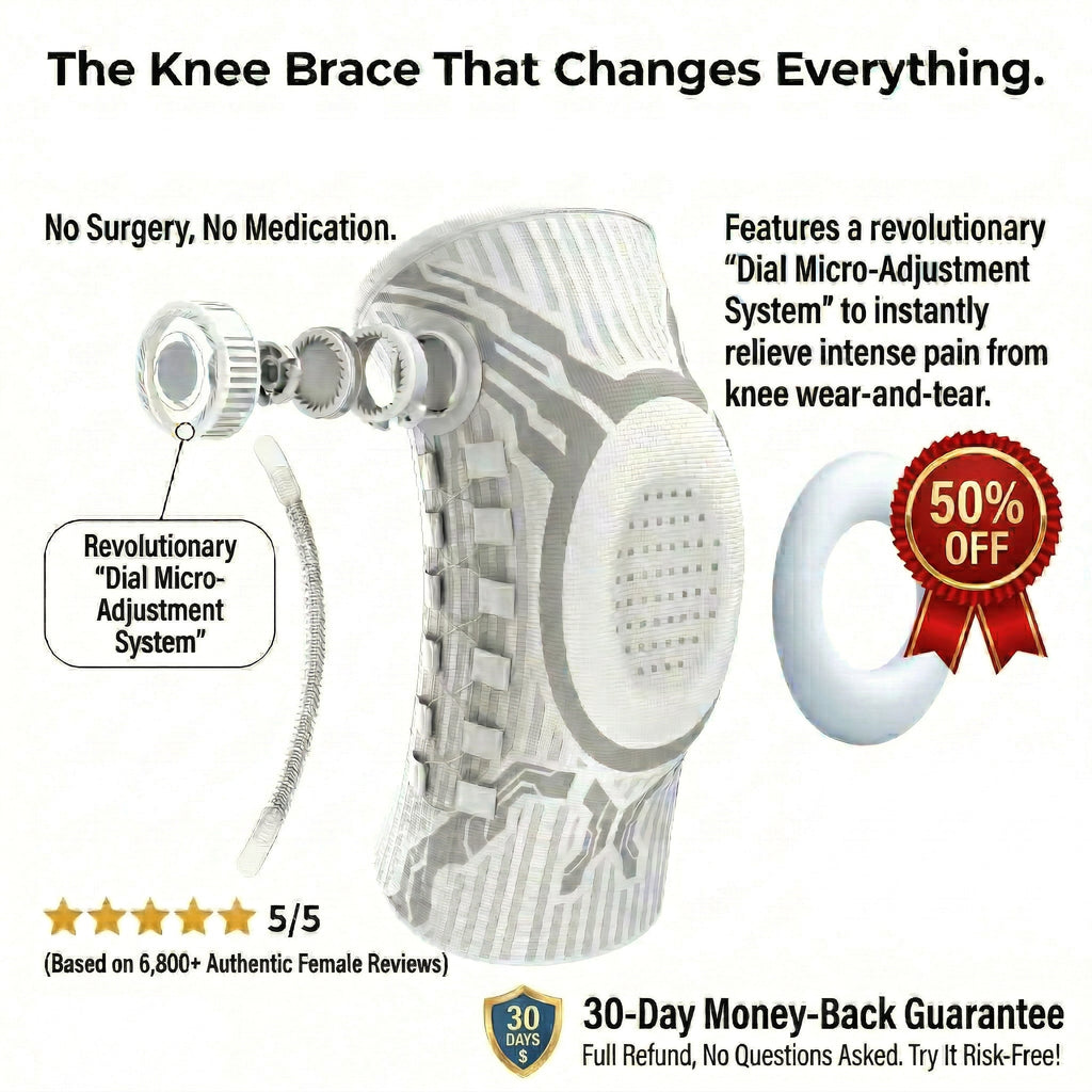 The 3-Second Non-Surgical Knee Fix: Instant Relief That NEVER Slips-Last Day Sale!🔥50% OFF