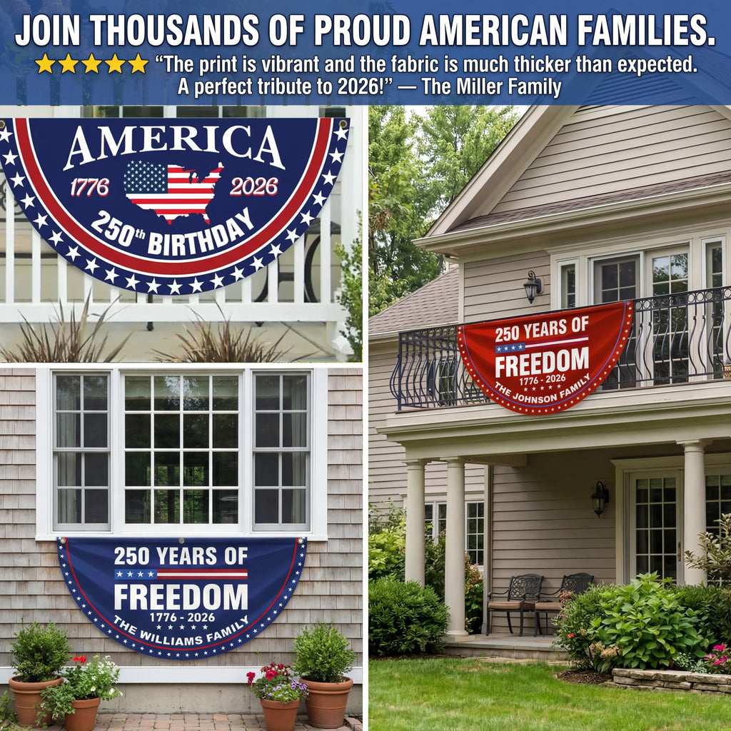 🔥 Final Flash Sale: 50% OFF - 250th Anniversary 1776-2026 Freedom Banner!