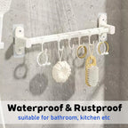 BUY 10 GET 10 FREE 20PCS Adhesive Frame Hooks Wall Mount Self-Adhesive Hooks Suitable for Bathroom and Kitchen Decoration