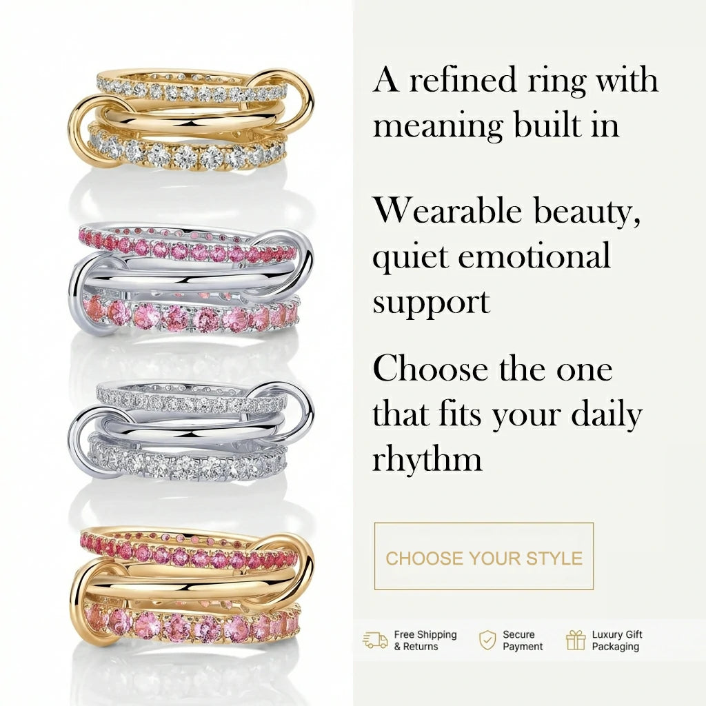 Last Day Sale-50% OFF-The Mindfulness Ring:More than jewelry. A quiet emotional anchor for overwhelming days