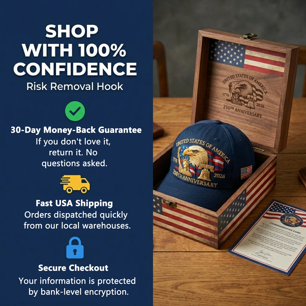 🔥America’s 250th Anniversary Limited Cap Own a Piece of History — 50% OFF Today