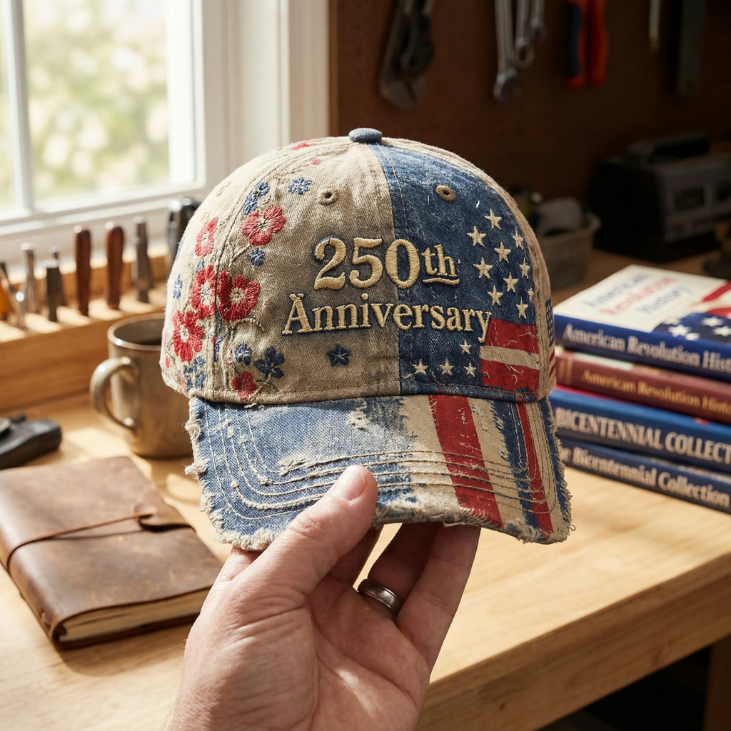🔥 LAST DAY 50% OFF: 🇺🇸 Exclusive 250th Anniversary Floral Heritage Cap 🧢(1776-2026) | BUY 2 GET FREE SHIPPING