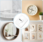 BUY 10 GET 10 FREE 20PCS Adhesive Frame Hooks Wall Mount Self-Adhesive Hooks Suitable for Bathroom and Kitchen Decoration