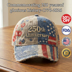 🔥 LAST DAY 50% OFF: 🇺🇸 Exclusive 250th Anniversary Floral Heritage Cap 🧢(1776-2026) | BUY 2 GET FREE SHIPPING