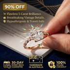 The Anniversary Upgrade: 5-Carat Flawless Radiant Cut Moissanite Ring (Hidden Halo, VVS1)-Last Day Sale🔥-90% OFF