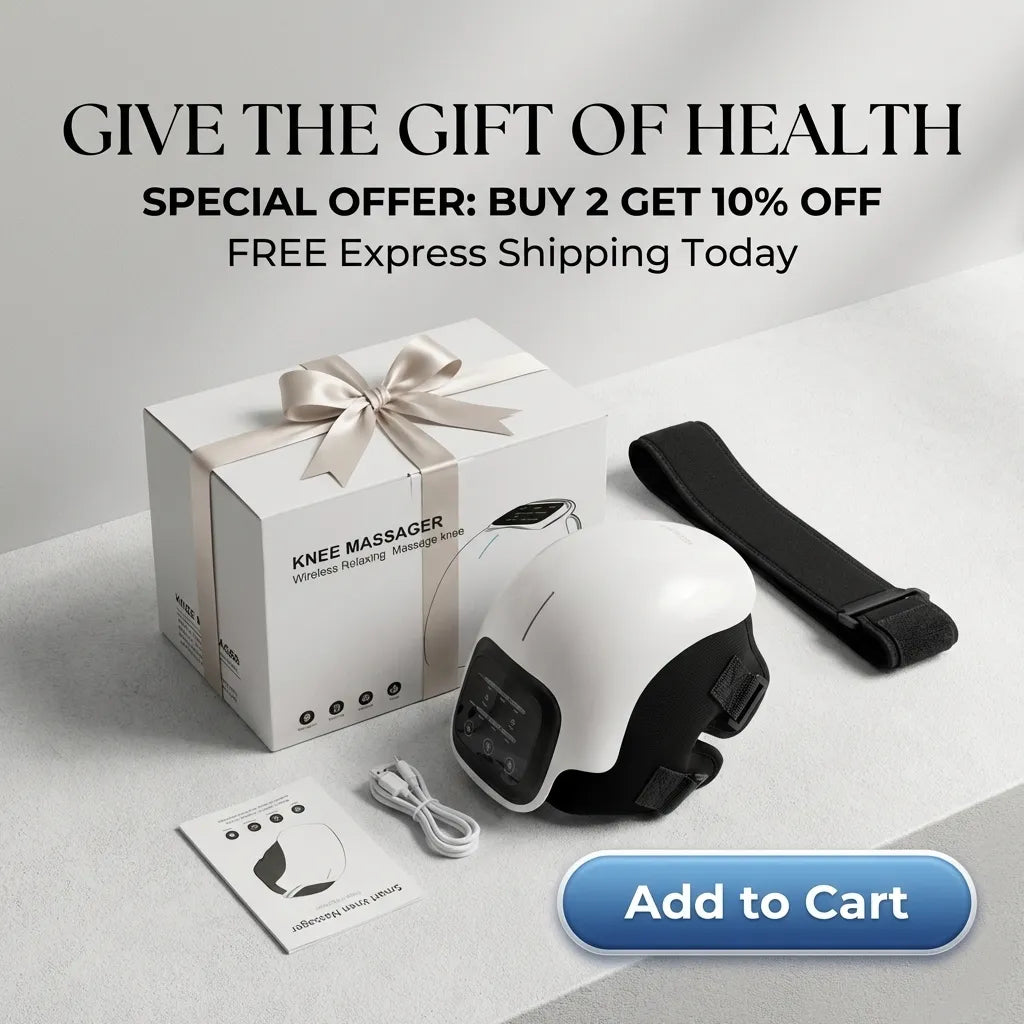 Last Day Sale!🔥50% OFF-Smart Knee Relief Pro: Melt Away Pain & Stiffness with Deep Infrared Heat & Vibration