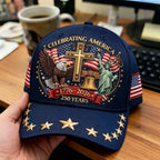🦅Eagle & Liberty & Cross🎆United States 250th Anniversary Cap🧢—BUY 2 GET FREE SHIPPING