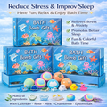 All-Natural Bath Bomb Gift Set — Multiple Scents for Stress Relief, Better Sleep & Glowing Skin (Shea Butter, Epsom Salt & Essential Oils)