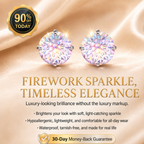 🔥 90% OFF TODAY: The Aurora Firework Studs: The 24/7 "Rested Glow" You Never Have To Take Off (100% Waterproof & Sensitive Ear Safe)