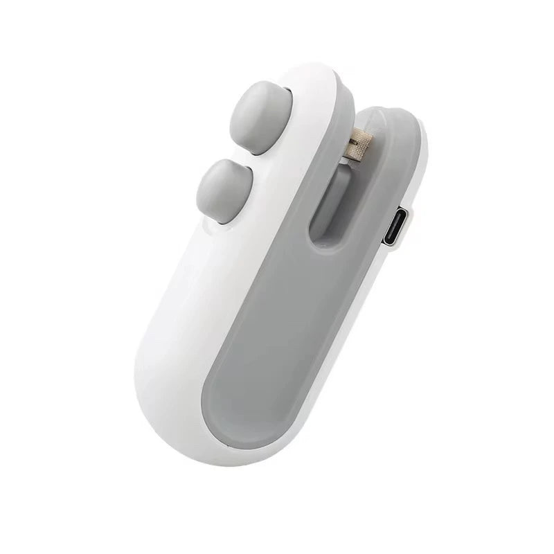 2-in-1 Portable Mini Bag Sealer & Cutter（Keep chips, snacks, pet food, cereal, and leftovers fresher for longer.）