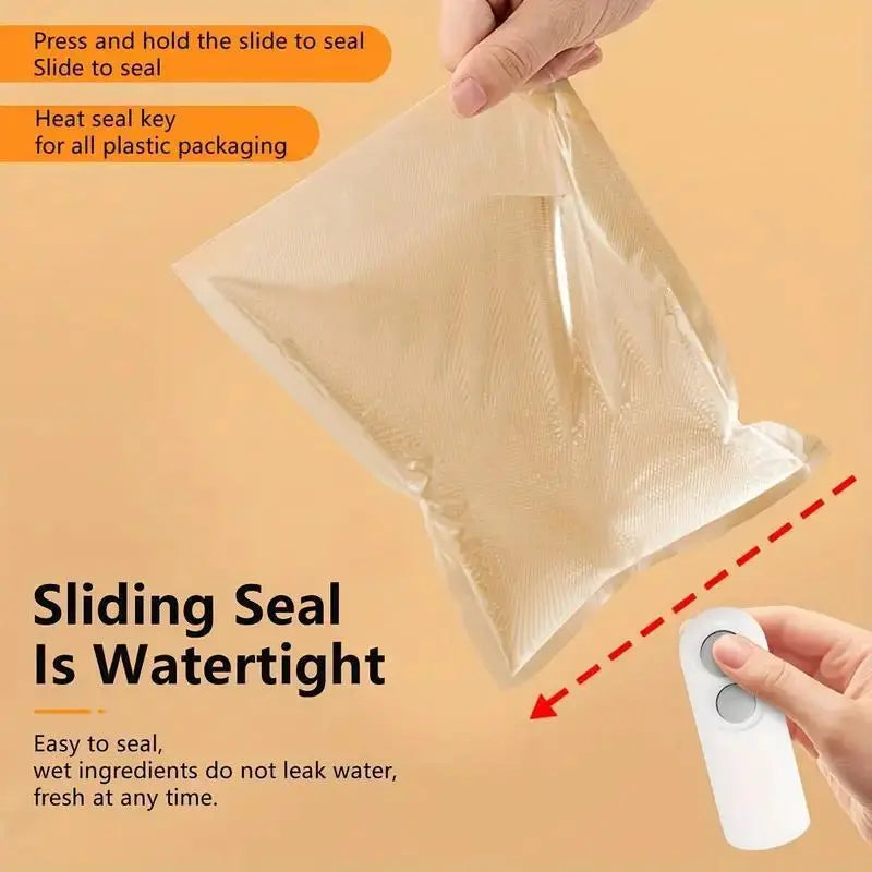 2-in-1 Portable Mini Bag Sealer & Cutter（Keep chips, snacks, pet food, cereal, and leftovers fresher for longer.）