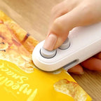 2-in-1 Portable Mini Bag Sealer & Cutter（Keep chips, snacks, pet food, cereal, and leftovers fresher for longer.）