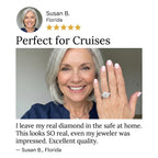 The 12-Carat Flawless Radiance Ring (Platinum Plated)-Last Day Sale🔥90% OFF