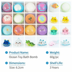 🔥 LAST DAY 50% OFF 🔥 Kids "Magic" Bath Bomb (With Surprise Inside 🥚✨) — Mega Bubbles Soothe Eczema, Rashes & Summer Bug Bites 🛁🎈