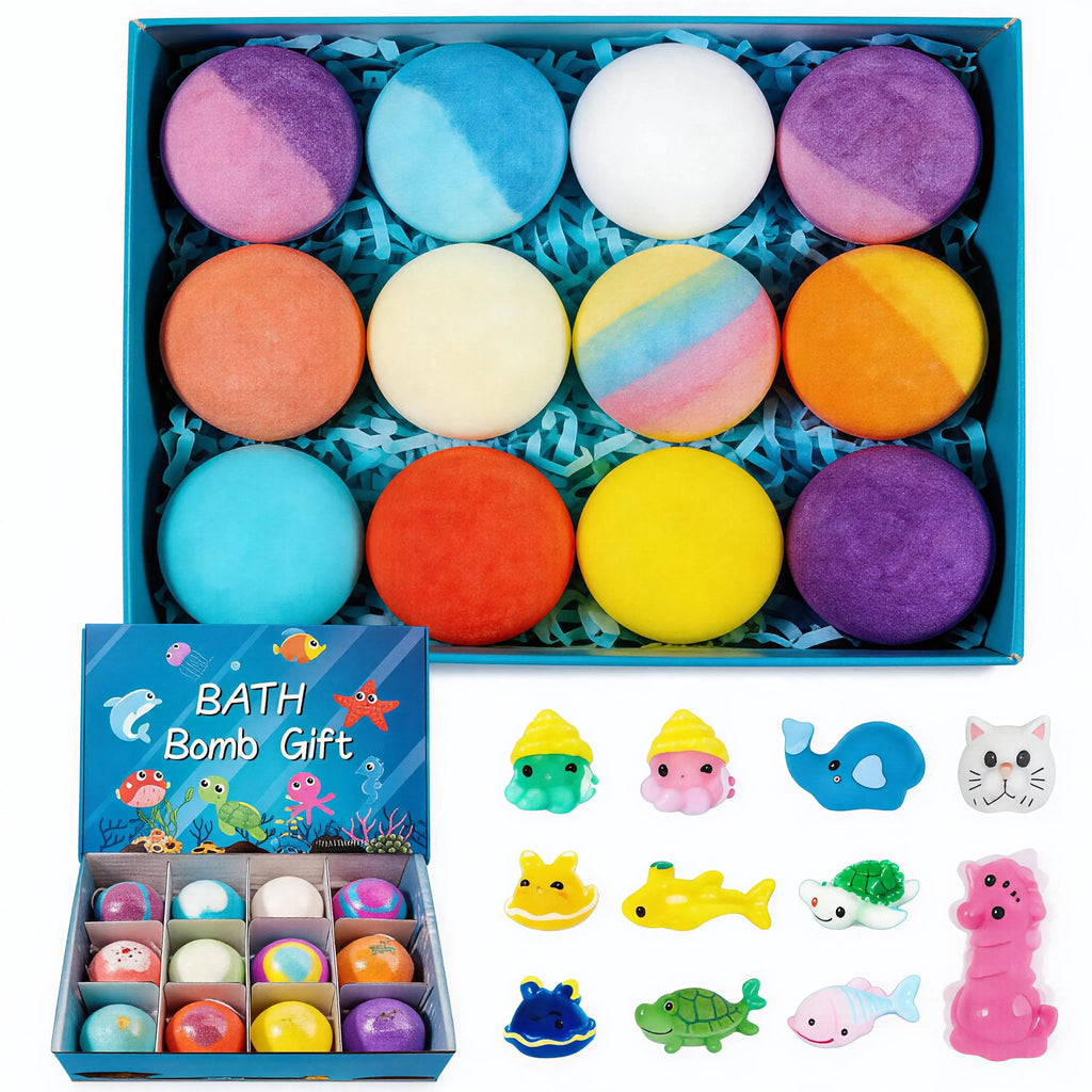 🔥 LAST DAY 50% OFF 🔥 Kids "Magic" Bath Bomb (With Surprise Inside 🥚✨) — Mega Bubbles Soothe Eczema, Rashes & Summer Bug Bites 🛁🎈