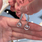 🔥 90% OFF TODAY: 2-Carat "Dancing" Moissanite Earrings – The Pure S925 Comfort & Sparkle You Deserve 💖