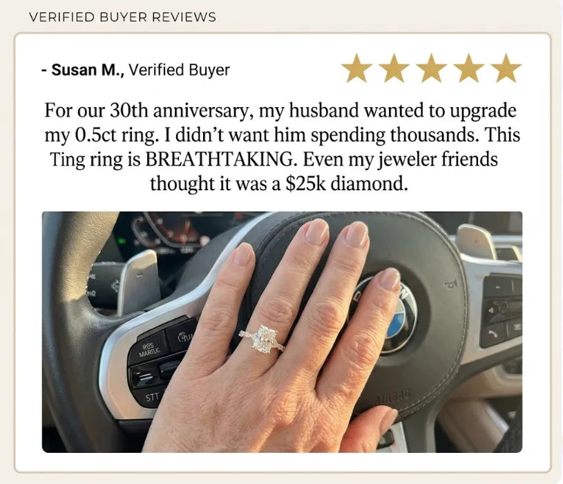 The Anniversary Upgrade: 5-Carat Flawless Radiant Cut Moissanite Ring (Hidden Halo, VVS1)-Last Day Sale🔥-90% OFF